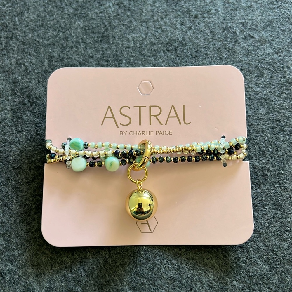 Astral‎ stretchy beaded bracelet